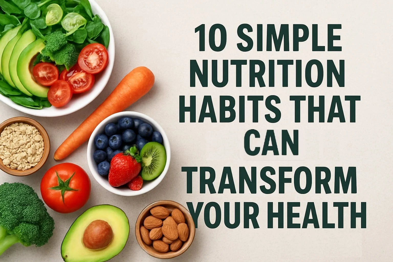 10 Simple Nutrition Habits that can Transform your health