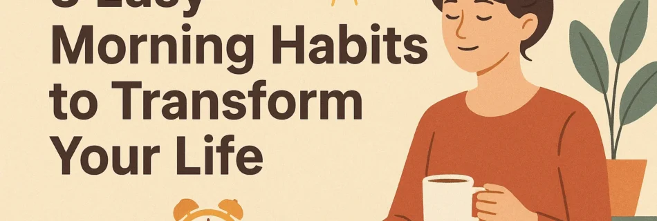 Morning Habits that transform your life
