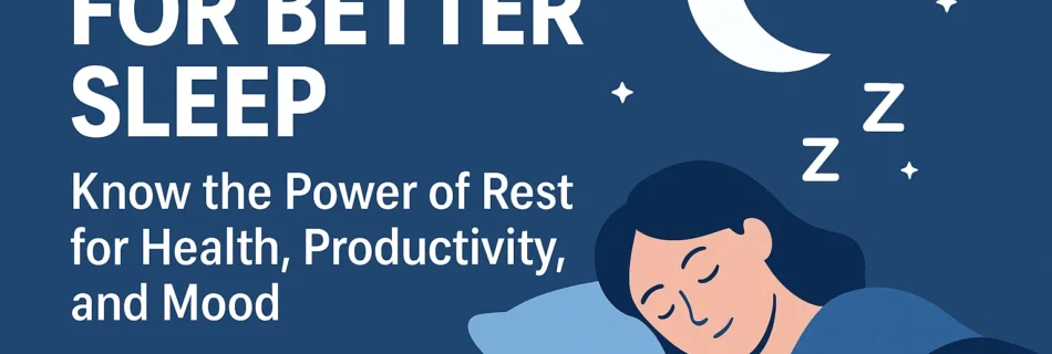 Tips for better sleep