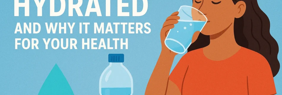 How To Stay Hydrated and Why it matters your Health